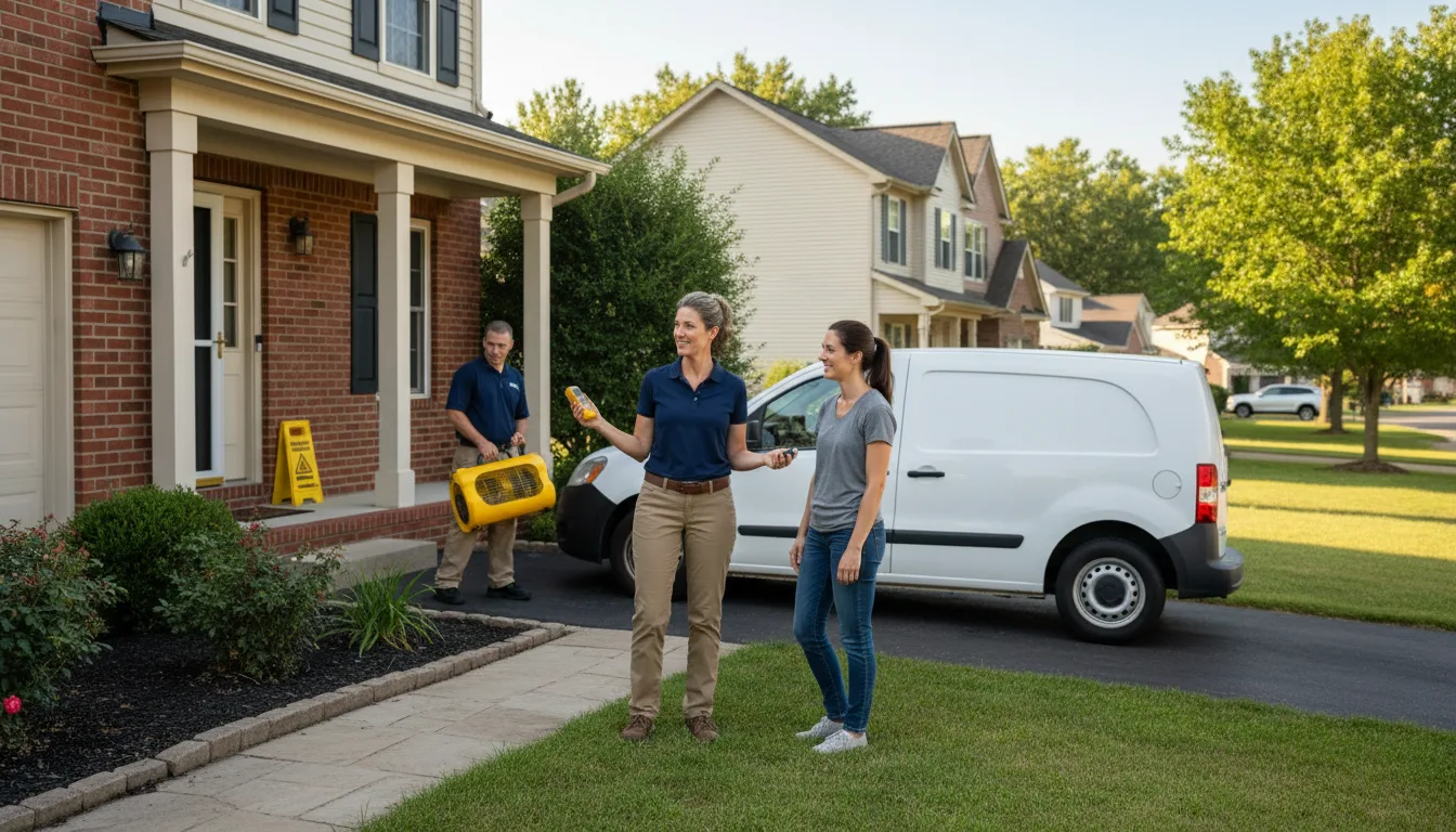 Residential water damage restoration in Culbertson, NE